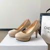 Sapatos de salto alto estilo francês para mulheres com saltos finos, plataforma, novo modelo de primavera 2026, delicados e adequados para combinar com saias, sapatos Mary Jane de salto único