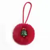 Adorno de Bola de Pelo de Conejo Sintético para Árbol de Navidad, Colgante Decorativo de Bola de Felpa, Accesorios de Bola de Pelo, Regalo de Navidad, Venta al por Mayor desde el Fabricante