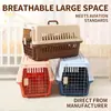 Homes for Pets Spree Transportadora de Viaje Transportadora Rígida para Perro Gato, Jaula de Viaje para Mascotas Pequeñas con Asa, Diseño Ventilado, Fácil Montaje,