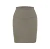 Saia Midi Sexy Flare Bodycon Estilo Puro Desejo Outono Nova Moda Versátil Slim Fit Cor Sólida Saia Base Saia de Garota Popular
