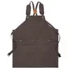 Amazon Delantal de Lona de Algodón Impermeable con Múltiples Bolsillos, Logo Personalizado, para Jardinería Casera y Carpintería, Resistente al Desgaste, Ropa de Trabajo para Hombres