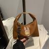 2025 Novo Estilo Retrô Personalizado Estiloso Bolsa de Axila Formato Bolinho Design de Nicho Moda de Luxo Leve Tendência Bolsa de Ombro Transversal