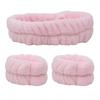Cross-border esportes Hair Band Monochrome Plush pulseira Wash Face Venda por atacado feminino cor sólida Flanela Hair Band Sweat Wipe impermeável Mancha
