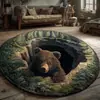Envío Transfronterizo de Alfombras de Terciopelo de Cristal Navideñas Resistentes a las Manchas, al Desgaste y Fáciles de Mantener, para Uso Doméstico en Dormitorios y Salas de Estar, Felpudos Decorativos Antideslizantes