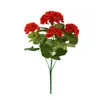 Flores Artificiais Mais Vendidas Transfronteiriças, Flores Falsas de Begônia de Quatro Cabeças para Casamento, Casa, Sala de Estar, Decoração de Casamento, Buquês Atacado