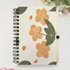 Cadernos espirais personalizados da Amazon para a temporada de formatura, pequenos diários inspiracionais em inglês, blocos de notas com padrão floral