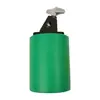 Cowbell Bateria Instrumento de Percussão Pequeno Gong Dupla Cor Verde e Amarelo Resina de Tom Alto Peixe de Madeira Instrumento de Percussão Estilo Lp