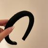 Diadema de Peluche Granular Maillard para Mujer Nueva Otoño e Invierno Diadema de Esponja para la Parte Superior de la Cabeza