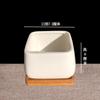 Macetas para Suculentas Macetas de Cerámica para Suculentas Macetas de Porcelana Blanca Macetas Simples Hechas a Mano Plantas Suculentas Flores Pequeñas Huaishai