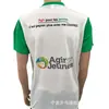Um grande número de atividades de impressão de camisetas publicitárias com gola V camisetas de código europeu para processamento OEM