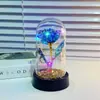 Feira Noturna no Parque Barracas Ouro Brilhante Flor Eterna Buquê de Rosas Artificiais Dia dos Namorados Chinês Lembrancinhas Criativas para Casais