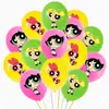 Globos de Látex de 12 Pulgadas Transfronterizos: Spider-Man, Pokemon, Patrulla Canina, Mario, Marvel, Varios Globos de Dibujos Animados