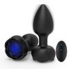 Comércio Exterior Plug Anal Luminoso Controle Remoto Sem Fio Masturbação Masculina e Feminina Sedução Estimulação Traseira Expansão Anal Produtos Sexuais para Adultos Atacado
