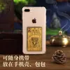Zakiram Thangka Calcomanía para Teléfono Móvil Estatua de Buda de Templo Tarjeta Dorada para Atraer Riqueza y Transferencia Tarjeta de Oro y Plata Souvenir de Negocios Regalos al por Mayor