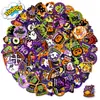 Compra directa transfronteriza de 100 pegatinas decorativas de dibujos animados creativas y divertidas con temática de Halloween