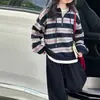 Ropa de Otoño para Niñas 2026 Nuevo Conjunto Elegante de Sudadera Rayada para Niños, Conjunto Casual de Dos Piezas para Primavera y Otoño para Niños Mayores