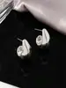 Pendientes Unisex de Moda Europeos y Americanos Transfronterizos de Pasarela Estilo Punk Retro Coma Gota Nicho Minimalista Brillantes Colgantes