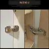 Bisagra de puente sin perforar montada en Ming de 3 pulgadas 4 pulgadas bisagra de rana de mármol bisagra de amortiguación hidráulica para puerta de armario de ropero