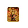 Cabello liso de fábrica cinco maestros manjusri thangka de doble cara manjusri relieve tallado tridimensional relieve incrustado cinco maestros thangka