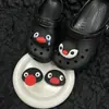 Pinguim Fofo Fofo Chorando Flor de Sapato Acessórios de Sapato Fivela de Sapato Irmã Pinguim Decoração de Cabedal Sapatos com Furo