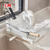 Escurridor de Cocina de Mesa para Hogar, Escurridor para Tazones y Platos, Escurridor para Tazones y Palillos, Escurridor Colgable, Estante de Almacenamiento Escurridor, Cesto para Palillos, Soporte para Cuchillos