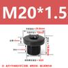 Tapón de brida con hexágono interior de acero al carbono, tapón roscado con borde, tapón de aceite, tapón de garganta, rosca métrica en pulgadas G1 sub-M8-M60