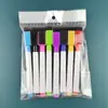 Caneta de quadro branco magnético cor caneta infantil apagável marcador à base de água magnético com pincel Escritório ensino caneta magnética