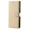 Adequado para Capa de Celular de Couro Cor Pura Pele de Cordeiro Xiaomi 14t Pro Poco M6 Pro/X5 Pro com Porta-Cartão