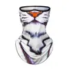 Mascarilla de Seda Helada con Orejas de Animal para Protección Solar de Verano, Polaina Transpirable para Gatos y Perros, Adecuada para Ciclismo, Pesca y Deportes al Aire Libre, Protección UV