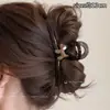 Presilha de cabelo elegante para mulheres, estilo coreano, acessório de cabelo de alta qualidade, tamanho grande, adequada para cabelos grossos, nova presilha de cabelo doce, ornamento de cabelo
