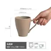 Taza de Barril Alto Grande y Profunda Taza de Cerámica Japonesa Taza de Gran Capacidad Taza de Agua para el Hogar Taza de Té Venta al por Mayor para Comercio Exterior