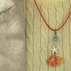 Collar con colgante de pez payaso azul para pareja (2024), diseño original de vida marina.