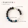 Cuentas de Fragancia del Patrimonio Cultural Inmaterial Serie de Cristales del Zodiaco Pulsera de Cuentas Budistas para Mujer, Artesanía Antigua, Accesorios Culturales de Estilo Chino Tradicional al por Mayor
