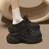 Zapatos de Papá Perforados Estilo Nuevo, Zuecos de Media Pantufla para Mujer con Suela Gruesa para Aumentar la Altura, Zapatos de Verano para Exteriores Transpirables Antideslizantes Slip-On