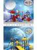 Tobogán de Jardín de Infancia Tobogán para Niños Pequeños Exterior Comunitario Exterior Combinación Grande de Columpios Equipo de Diversión Tubo 89