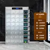 Gabinete de Cubiertos de Acero Inoxidable, Gabinete de Desinfección para Comedor Escolar, Gabinete de Platos con Múltiples Compartimentos, Gabinete de Desinfección y Secado a Alta Temperatura, Almacenamiento