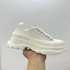 Zapatos de Lona Mcqueen para Mujer, Primavera 2026, Delgados y Transpirables, Plataforma que Aumenta la Altura, Suela Gruesa, Deportivos Casuales, Zapatos de Papá para Pareja