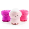 Cepillo de pulpo de silicona herramienta de limpieza facial instrumento de limpieza y masaje limpieza de fábrica de silicona personalizado entrega de una sola pieza