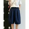 Calças de Linho Tencel Linho Natural Wide-Leg Femininas Verão 2026 Novas Simples Cintura Alta Soltas Emagrecedoras Casuais Capris