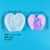 Molde para Bolo de Fondant DIY Asas de Anjo Alívio Mãe e Filho Sabonete de Banho Infantil Artesanal Molde de Silicone