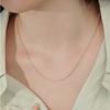 Collar de Cuentas Arcoíris para Mujer, Sencillo y Elegante para Usar en Capas, Cadena Elegante para Clavícula para el Trabajo, Cadena de Suéter de Nicho de Moda