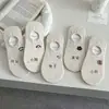 Meias de Barco, Meias de Fio Pontilhado para Mulheres, Estilo Fino de Verão, Antiderrapantes, Meias Invisíveis Fofas de Desenho Animado, Meias Curtas de Corte Baixo