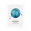 Pintura de lienzo de arte moderno 12 constelaciones del zodíaco imagen de planeta póster de diseño para el hogar pintura decorativa para sala de estar núcleo de pintura