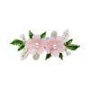 Nuevo Clip para el Cabello de Flor de Perla Elegante Estilo Retro Pequeño Fresco Dulce Clip Lateral Accesorio Moderno Diario Pinza de Resorte para Mujer