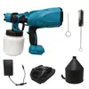 Pistola de Pintura en Spray Inalámbrica de Iones de Litio para Comercio Exterior, Herramienta Eléctrica Recargable Portátil de Mano de Iones de Litio, Pistola de Pintura en Spray Multifuncional de Iones de Litio