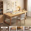 Mesa de Caligrafia Sala de Estar Grande Mesa Longa Novo Estilo Chinês Mesa de Escrita com Pincel Cadeira Suporte de Mesa Mesa de Prática de Escrita Mesa de Pintura Estilo Antigo Mesa de Estudos Chineses