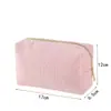 Nueva Bolsa de Maquillaje de Pana Simple y Femenina de Gran Capacidad Portátil Neceser Bolsa de Almacenamiento para Viaje de Negocios