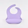 Babetes para Bebês São à Prova d'Água, à Prova de Óleo, Fáceis de Limpar, Babetes de Silicone para Mães e Bebês, Babetes Portáteis para Crianças, Ferramenta Mágica Anti-Sujeira