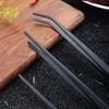 Pinças de Galvanoplastia de Aço Inoxidável de Fábrica, Pegadores de Comida Estendidos, Pegadores de Churrasco, Pinças Modeladoras de Pratos Frios, Pinças para Plantas Aquáticas e Suculentas, Pegadores de Churrasco