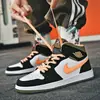 Venta Directa de Fábrica Putian Zapatos Deportivos de Caña Alta para Hombre Aj Guo Ailun Air Force One Aj1 Zapatos para Mujer Blanco y Negro Panda